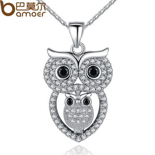 Vintage Owl Pendant Necklace