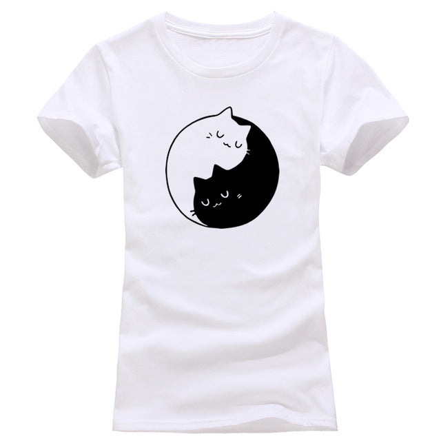 Tai Chi Cats Women Tshirt