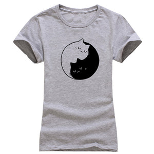 Tai Chi Cats Women Tshirt