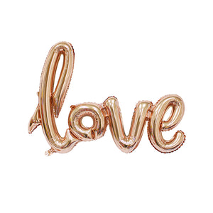 1PC Love Letter Large Foil Balloon Home Decor Party Decoration