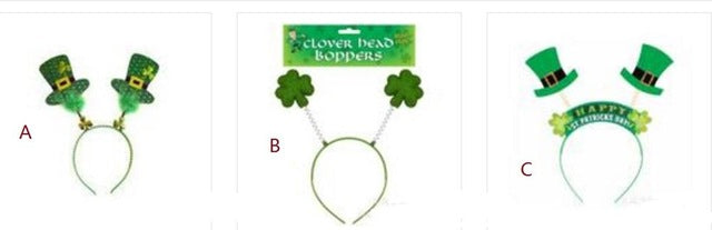St. Patrick's Day Green Headbands/Hairbands