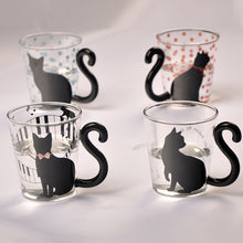 Kitty Cat Glass Mugs