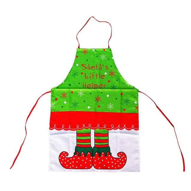 Cute Christmas Apron Santa Pattern