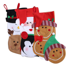 Cute Christmas Stocking Gift Bag Santa Claus Snowman