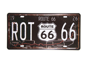 California License Plate Vintage Metal Sign