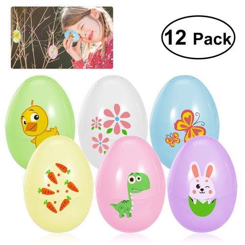 12pcs Jumbo Easter Egg Toys Party Favors
