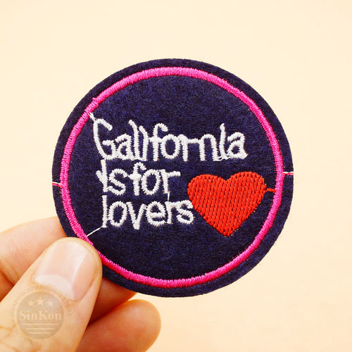 California Is For Lovers Patch Size: 5.5x5.5cm