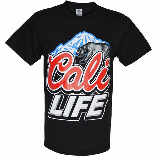 Cali Life Bear and Mountains T-Shirt